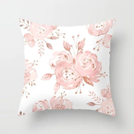Pink sofa cushion cushion pillowcase — Organized Living