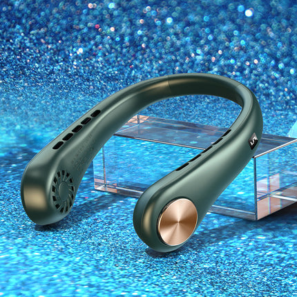 Portable Rechargeable Bladeless Mini Neck Fan Cooler