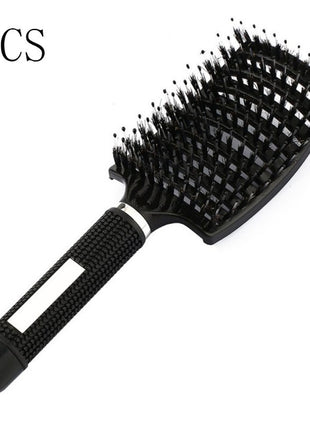 Hairbrush Anti Klit Brushy Haarborstel Women Detangler Hair Brush Bristle Nylon Scalp Massage  Teaser Hair Brush Comb