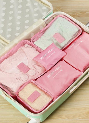 Durable Waterproof Nylon Packing Cube Travel Organizer Bag