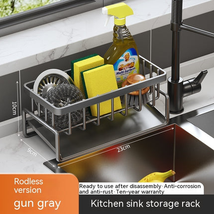 Multi-Functional Kitchen Sink Storage and Drainage Rack
