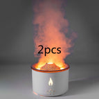 Yellow flame bead2pcs / AU