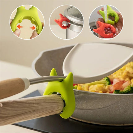 Multifunctional Spatula Holder Silicone Anti-overflow Spoon Holder