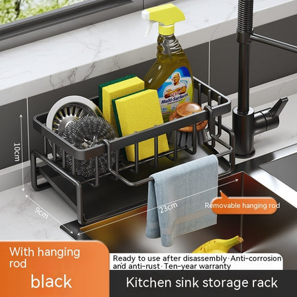 Multi-Functional Kitchen Sink Storage and Drainage Rack