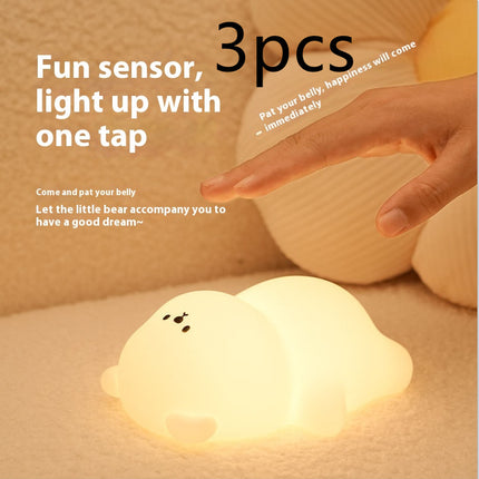 Colorful Timing Atmosphere Silicone Light - USB Rechargeable LED