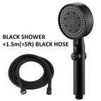Black / Shower 1.5m encryption tube