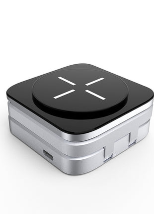 Magnetic 3-in-1 Wireless Charging Station – Foldable Charger