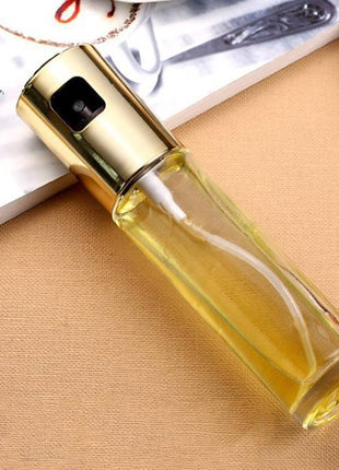 BBQ Healthy Kitchen Cooking Oil Vinegar Spray Bottle Push Type Oil Spray BottlePump Oil Tank Leakproof BBQ Sprayer BBQ Tools Kitchen Gadgets