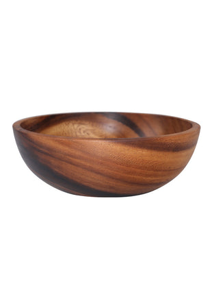 Kitchen Natural Wooden Bowl Household Fruit Bowl Salad Bowl For Home Restaurant Food Container Wooden Utensils Note The Size Hot