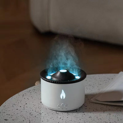 LavaGlow™ Ultrasonic Volcano Flame Aromatherapy Humidifier