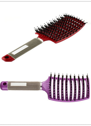 Hairbrush Anti Klit Brushy Haarborstel Women Detangler Hair Brush Bristle Nylon Scalp Massage  Teaser Hair Brush Comb