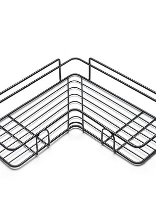 Bathroom Shelf Corner Frame Shower Wrought Iron Kitchen Accessories Storage Rack Holder Bathroom Shelves Bathroom Equipment