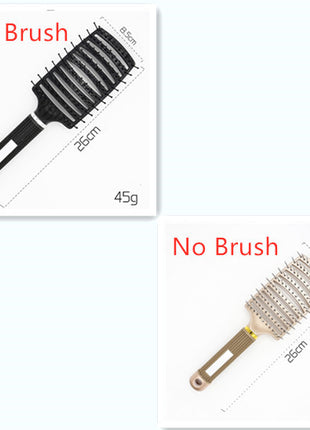 Hairbrush Anti Klit Brushy Haarborstel Women Detangler Hair Brush Bristle Nylon Scalp Massage  Teaser Hair Brush Comb