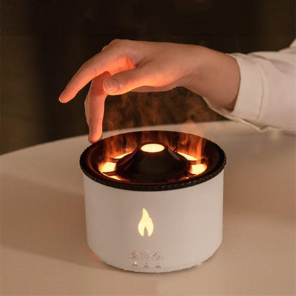 LavaGlow™ Ultrasonic Volcano Flame Aromatherapy Humidifier