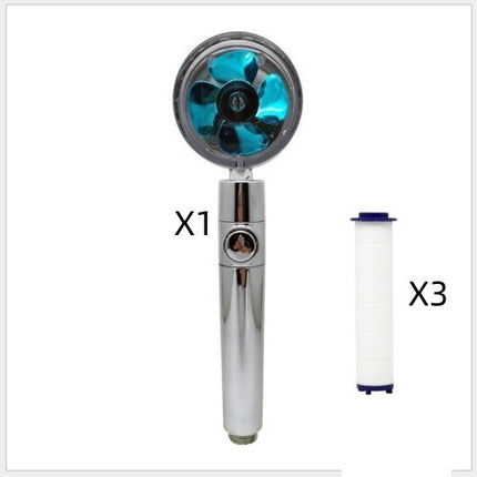 High Pressure Handheld Shower Head with Stop Button