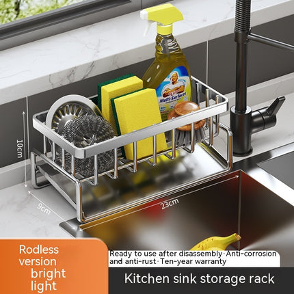 Multi-Functional Kitchen Sink Storage and Drainage Rack