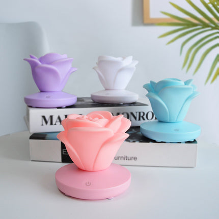 Romantic Rose-Shaped Touch Dimmer LED Night Light