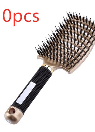 Hairbrush Anti Klit Brushy Haarborstel Women Detangler Hair Brush Bristle Nylon Scalp Massage  Teaser Hair Brush Comb