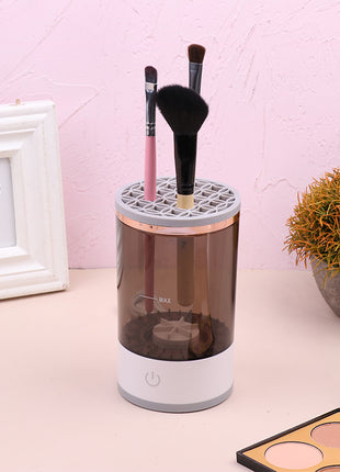 Women Eye Shadow Brush Cleaning Tool Portable Electric Makeup Brush Cleaner Machine With USB Charging Automatic Cosmetic Brush