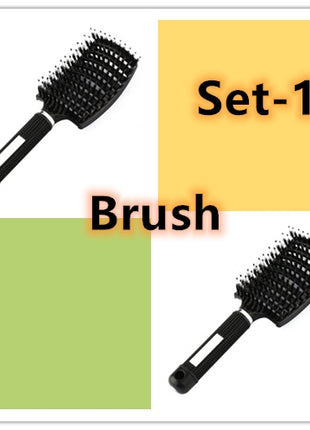 Hairbrush Anti Klit Brushy Haarborstel Women Detangler Hair Brush Bristle Nylon Scalp Massage  Teaser Hair Brush Comb