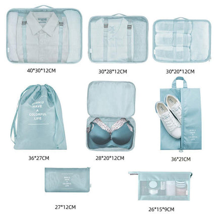 Travel Organizer Set – Waterproof Luggage Packing Cubes