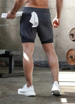 Men Workout Training Gym Fitness Shorts