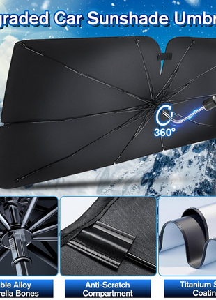 Foldable & UV Protection Car Windshield Sunshade