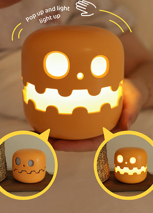 Pumpkin Lamp Bedside Halloween Funny Decoration Ambience Light For Bedrooms Living Room Decoration Kids Birthday Gift Halloween Decorations