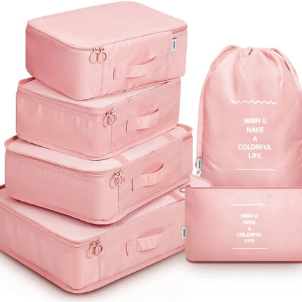 Travel Organizer Set – Waterproof Luggage Packing Cubes