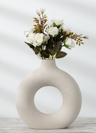 New Style Biscuit Vase Frosted Particle Flower Arranging Device