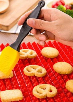 Non-Stick Silicone Pyramid Cooking Mat Baking Mat With Grid Versatile Oven BBQ Cooking Mat Heat-Resistant Mat Kitchen Tools Kitchen Gadgets