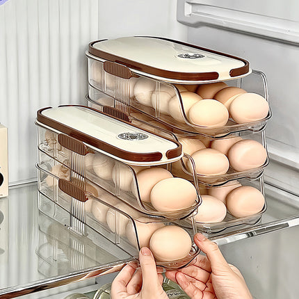 SmartRoll™ Multi-Layer Egg Organizer Box