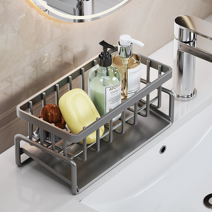 Multi-Functional Kitchen Sink Storage and Drainage Rack