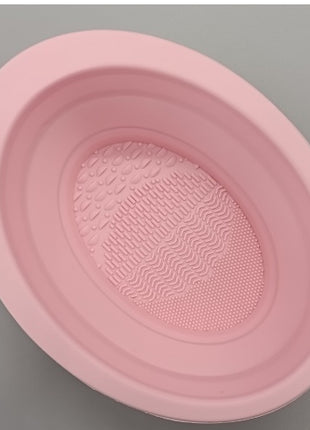 Silicone Makeup Brush Cleaner Bowl – Foldable Scrubbing Pad