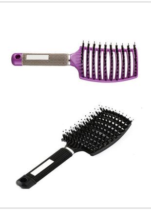 Hairbrush Anti Klit Brushy Haarborstel Women Detangler Hair Brush Bristle Nylon Scalp Massage  Teaser Hair Brush Comb