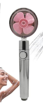 High Pressure Handheld Shower Head with Stop Button