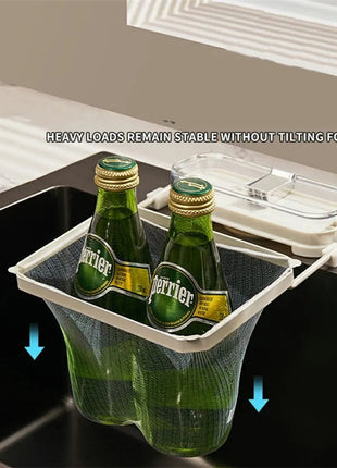 Kitchen Sink Filter Rack Suction Cup Disposable Leftover Leftovers Filter Pocket Kitchen Garbage Drain Rack Sink Strainer Kitchen Gadgets