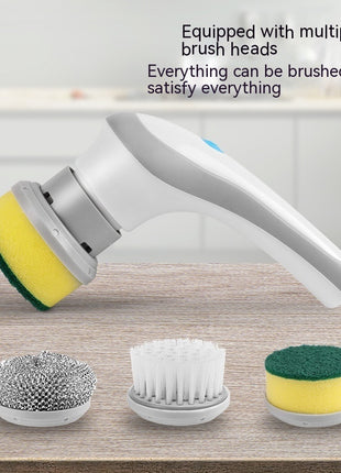 Electric Cleaning Brush 4 In 1 Spinning Scrubber Handheld Electric Cordless Cleaning Brush Portable