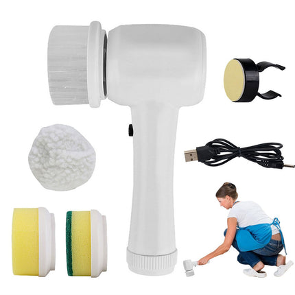 Electric Cleaning Brush – Cordless Rechargeable Spin Scrubber