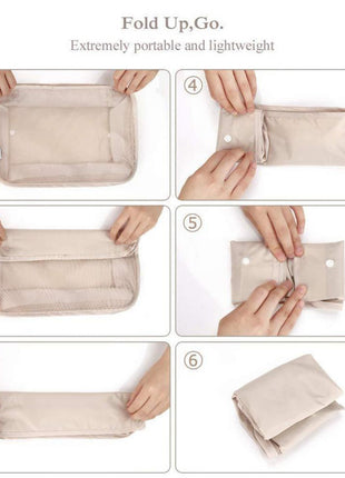 8-piece Set Luggage Divider Bag Travel Storage Clothes Underwear Shoes Organizer Packing Cube Bag