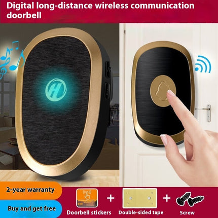 Wireless Waterproof Doorbell with Long-Range Remote Control