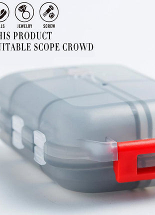 Travel Pill Case – 10-Compartment Vitamin & Medicine Storage Box
