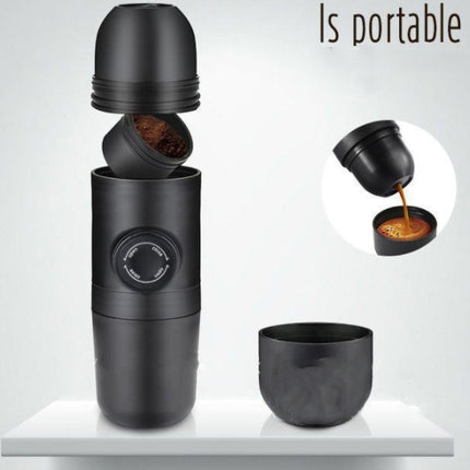Compact Portable Mini Coffee Maker for Travel Use