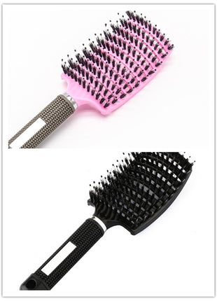 Hairbrush Anti Klit Brushy Haarborstel Women Detangler Hair Brush Bristle Nylon Scalp Massage  Teaser Hair Brush Comb