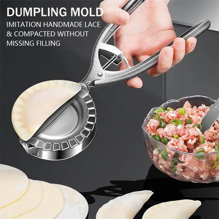 Stainless Steel Dumpling Mold Press for Home Baking