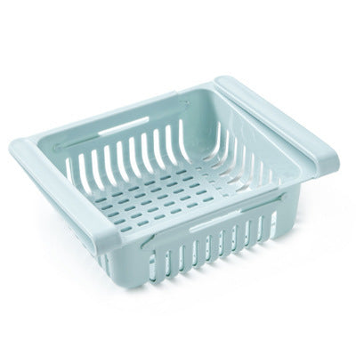 Refrigerator Storage Basket Stretchable Multifunction Kitchen Refrigerat