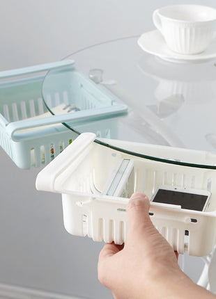 Refrigerator Storage Basket Stretchable Multifunction Kitchen Refrigerator Storage Box