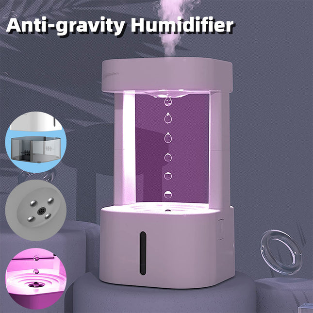 Silent 580ML Water Tank Humidifier for Bedroom