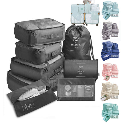 Travel Organizer Set – Waterproof Luggage Packing Cubes