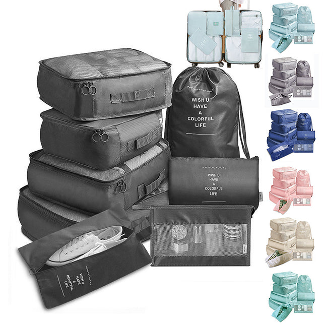 Travel Organizer Set – Waterproof Luggage Packing Cubes